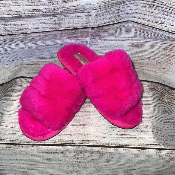 👶🏽 UGG Fluff Yeah Slide Little Girls TWO PAIR - Picture 6 of 8